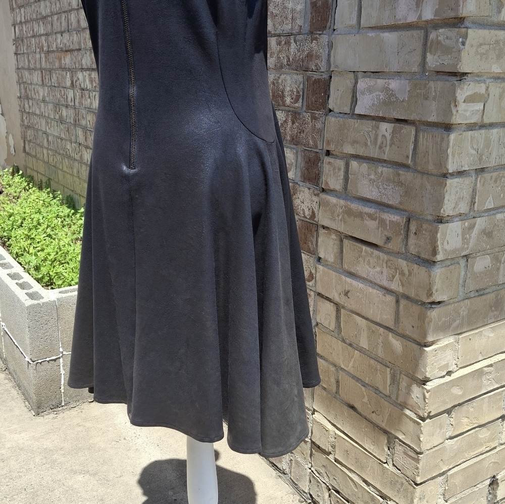 NU Denmark Sleeveless Black Fit & Flowy Circle Skirt Dress Women Size Small - Picture 11 of 16
